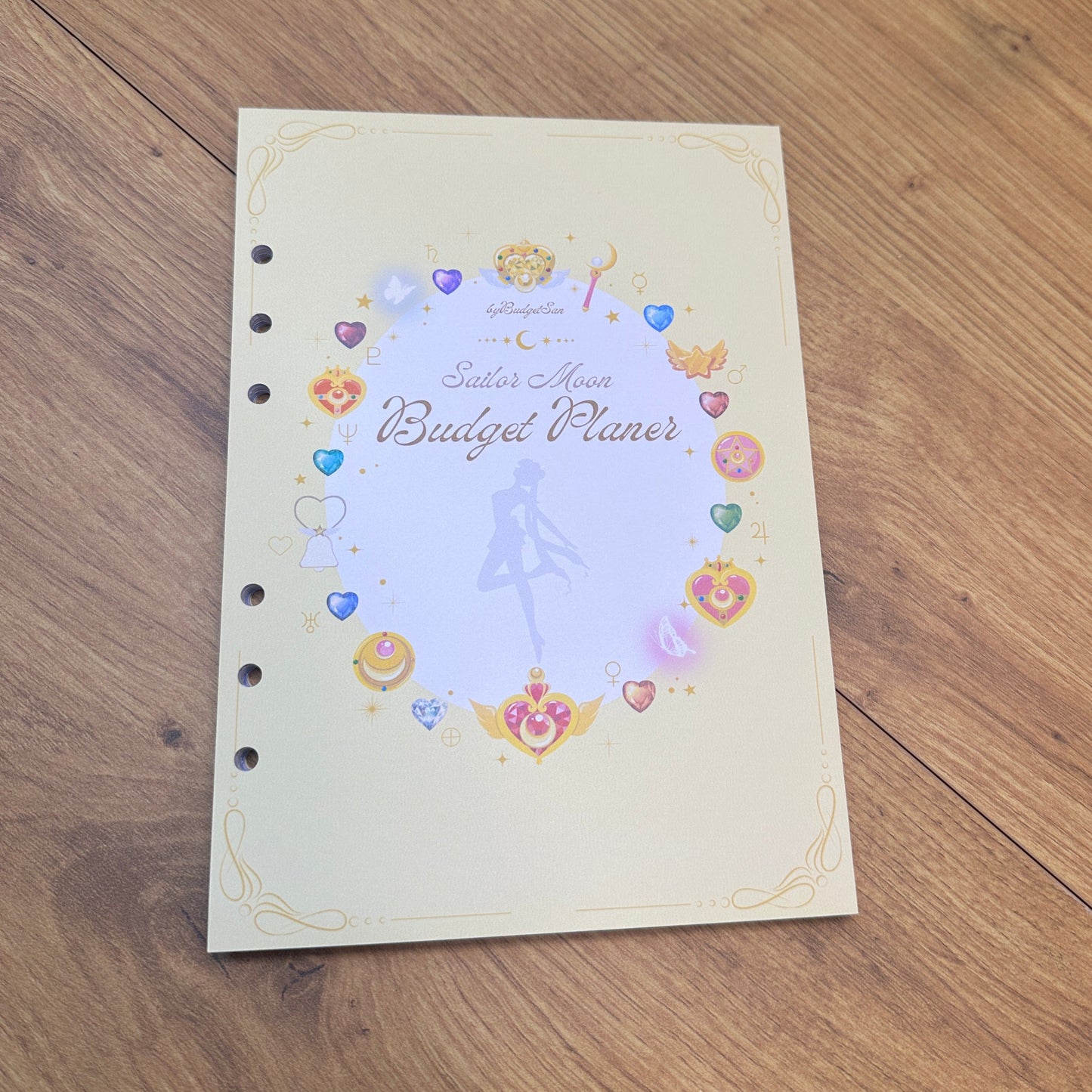 Sailor Moon Budget Planer I A5 Einlagen I 6fach gelocht