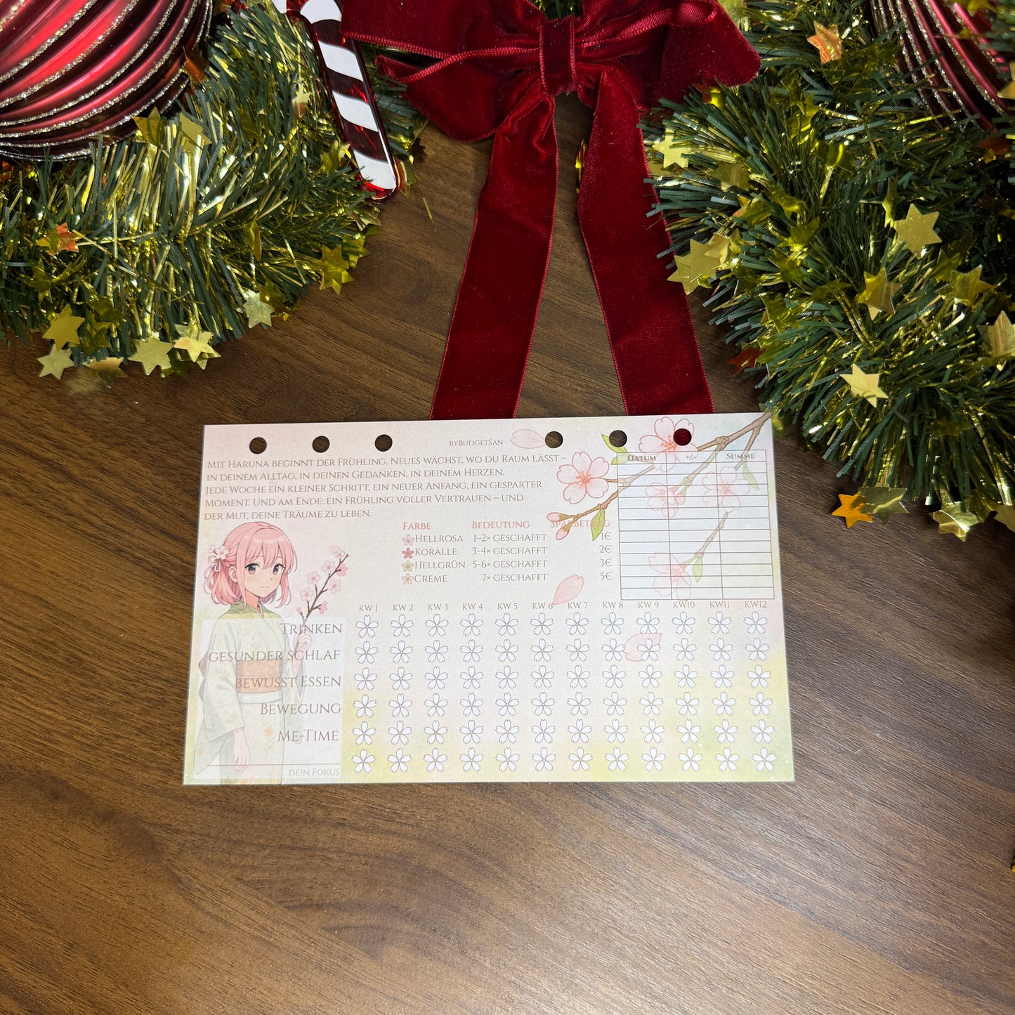 Harunas Spring Habit Tracker Spar Challenge