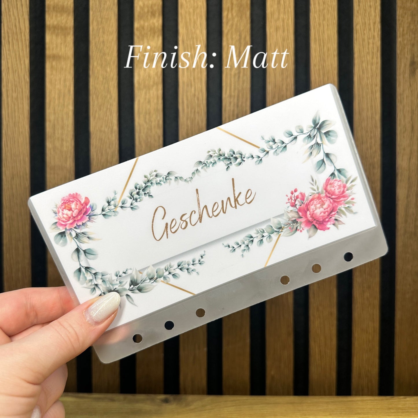 Zipperless Envelopes for the Binder, various designs