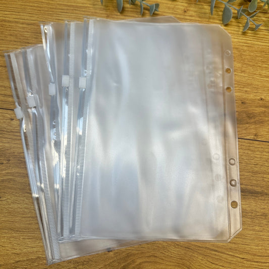 Zipper Envelope I durchsichtige Umschläge