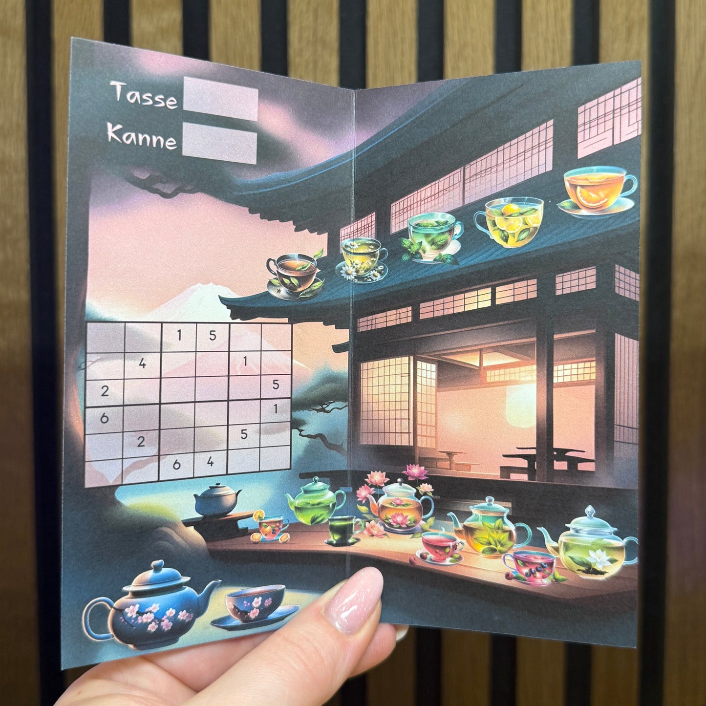 Asia Tea Time I Folding Card