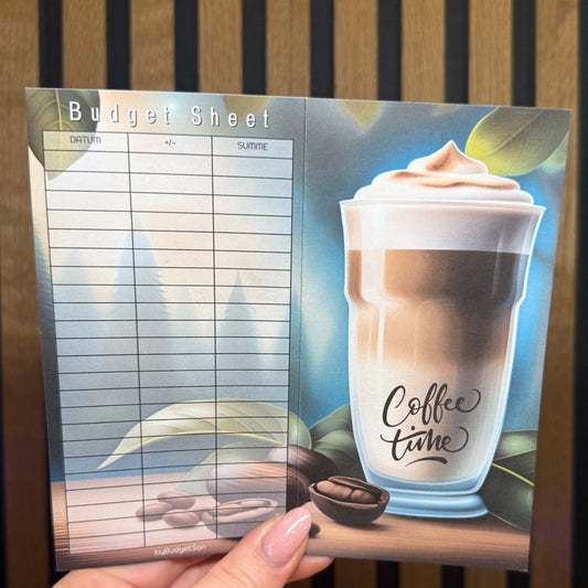 Coffee Time Latte Macchiato I folding card