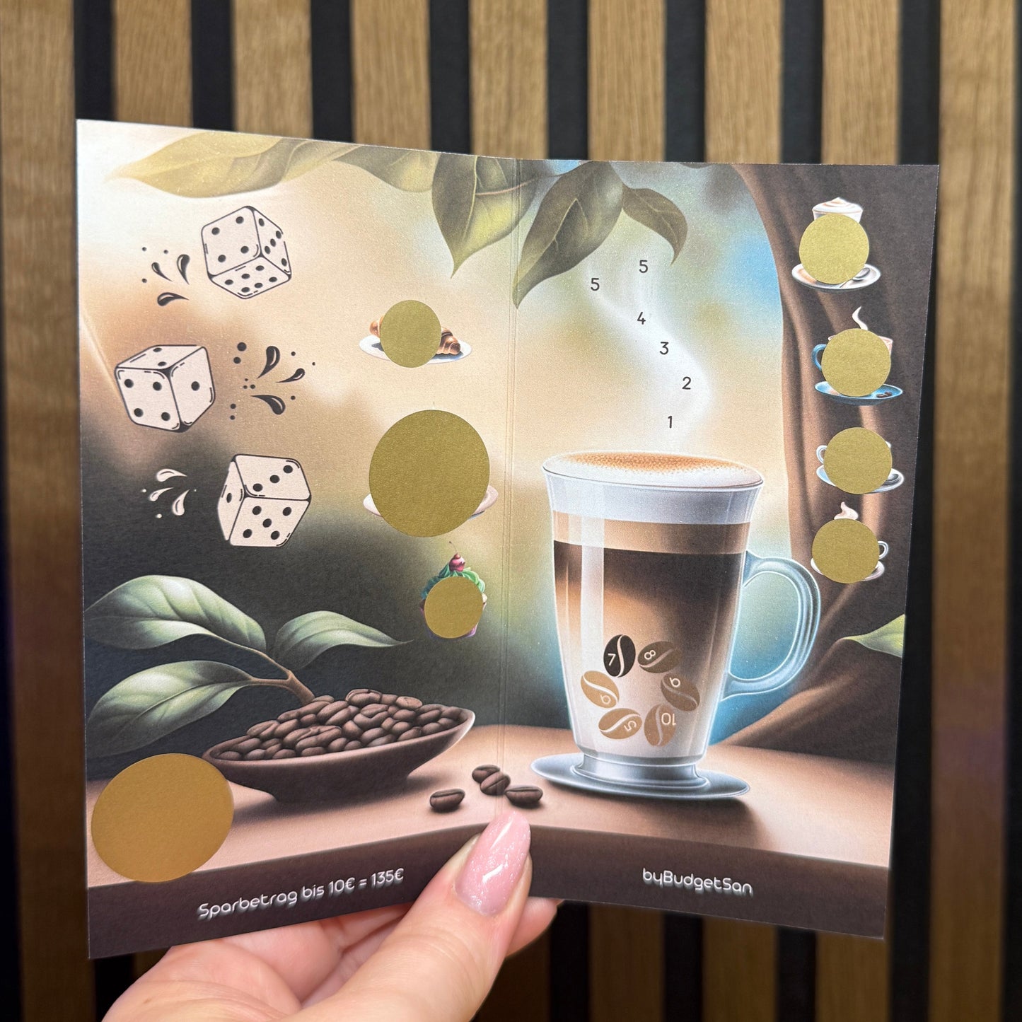 Coffee Time Latte Macchiato I folding card