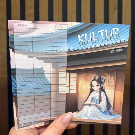 Culture up to Date Chibi Girl I folding card