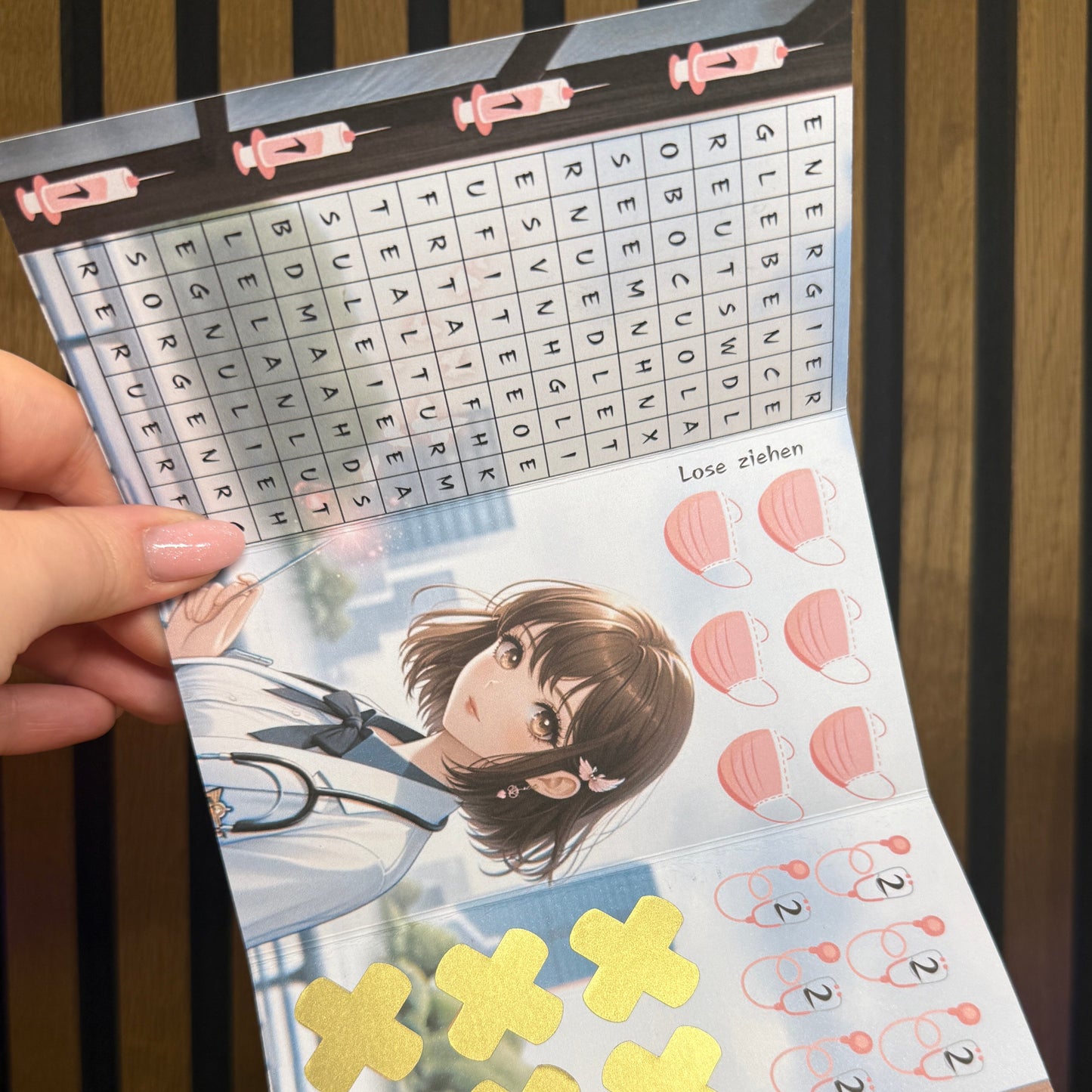 Self Care Anime Girl I folding card (copy)