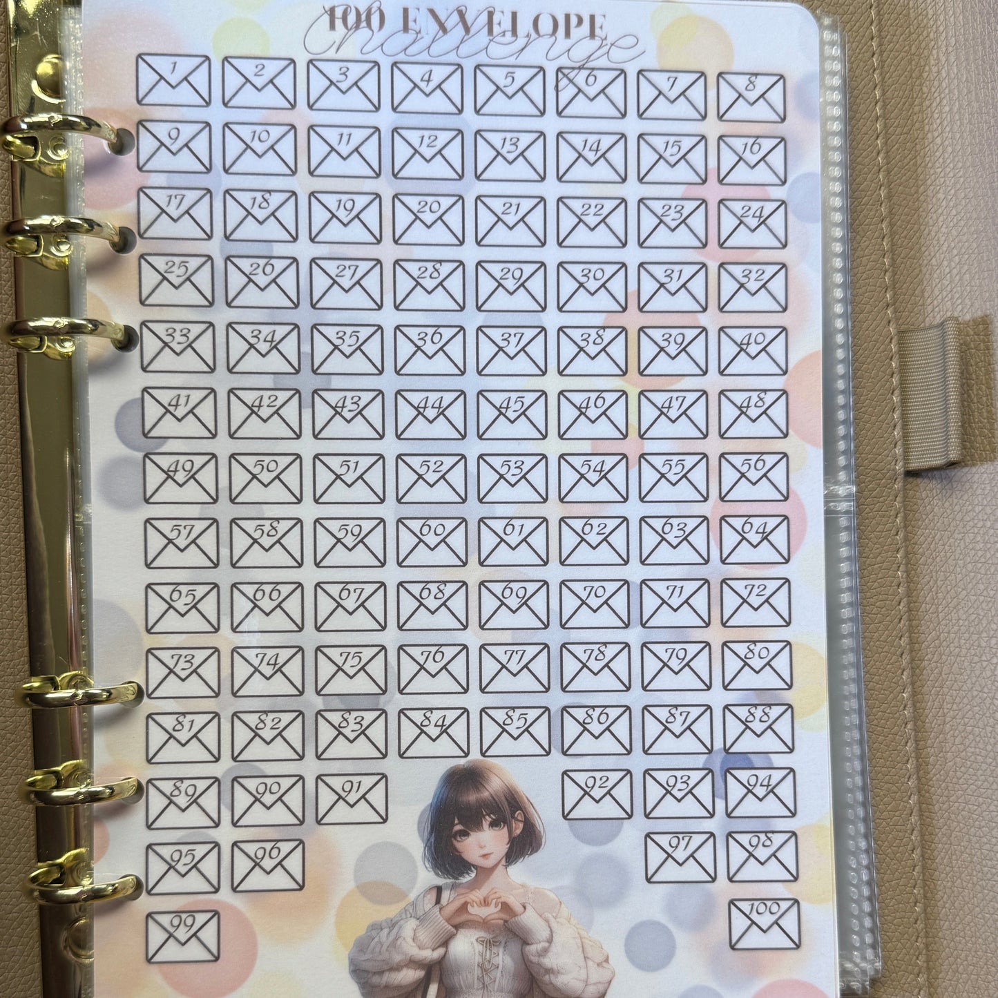 100 Envelope Challenge I Deluxe A5 Binder
