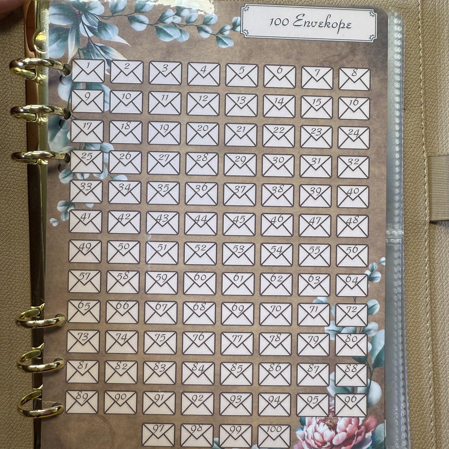 100 Envelope Challenge I Deluxe A5 Binder