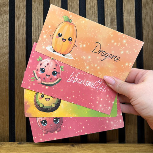 KAWAII Fruits Dashboards A7 A6 A5