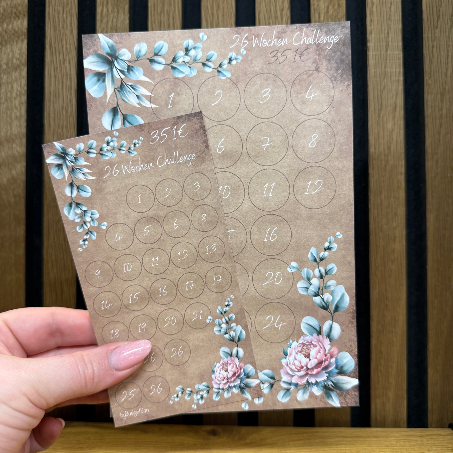 26 Week Challenge / XL Eucalyptus Design A6 I A5