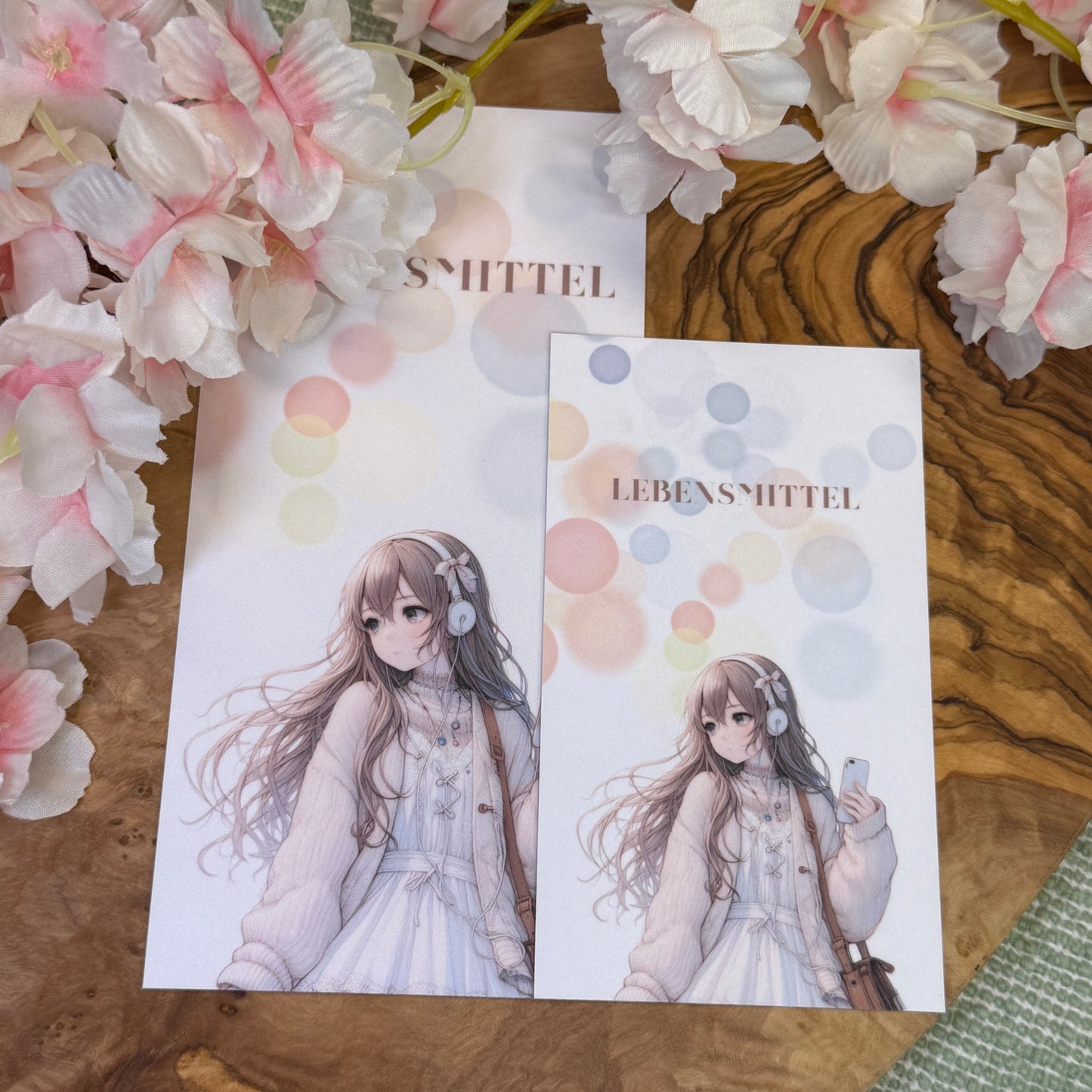 Cozy Anime Girl Dashboard A7 A6 A5