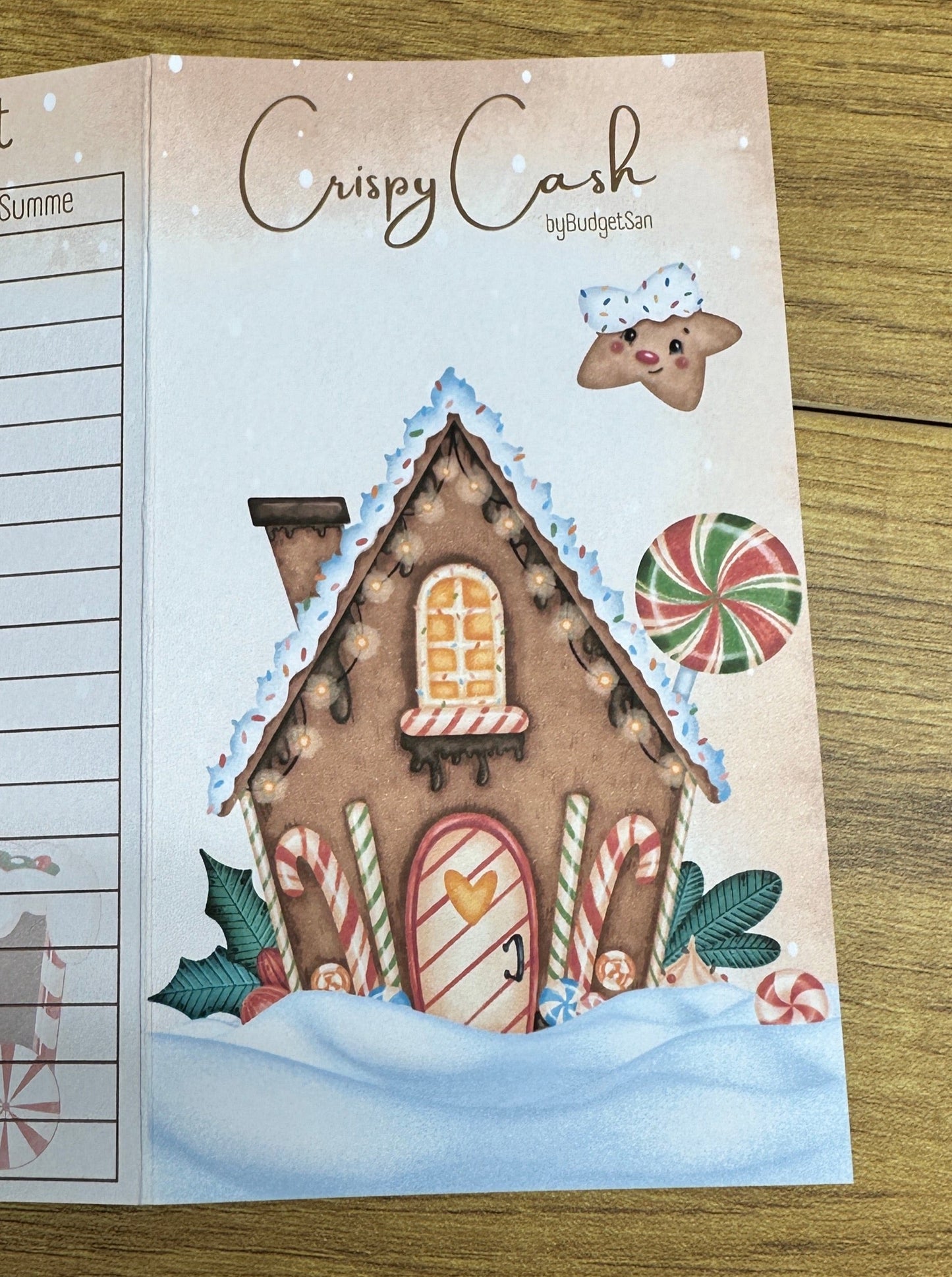 Crispy Cash Weihnachtschallenge I Klappkarte