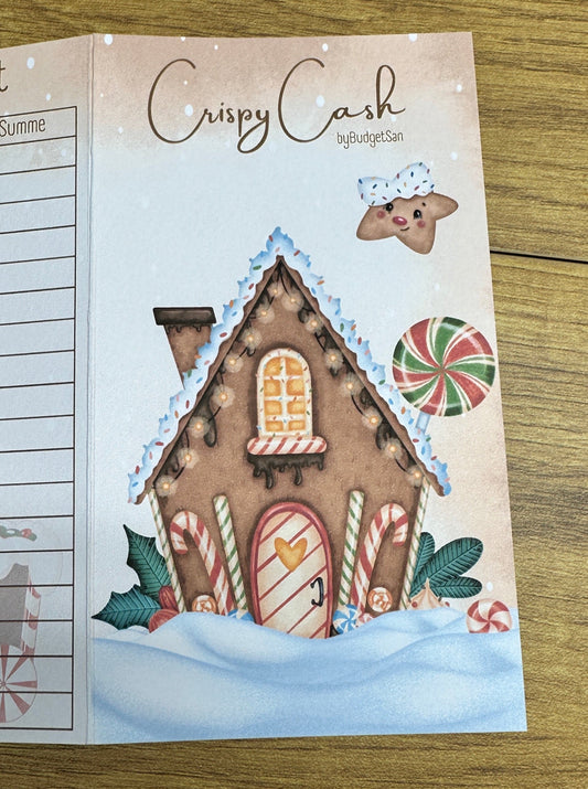 Crispy Cash Weihnachtschallenge I Klappkarte