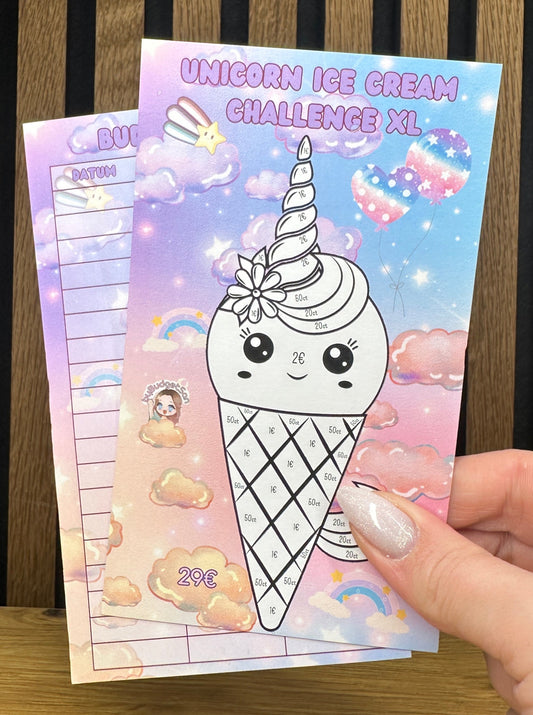 Unicorn Ice Cream Challenge / XL
