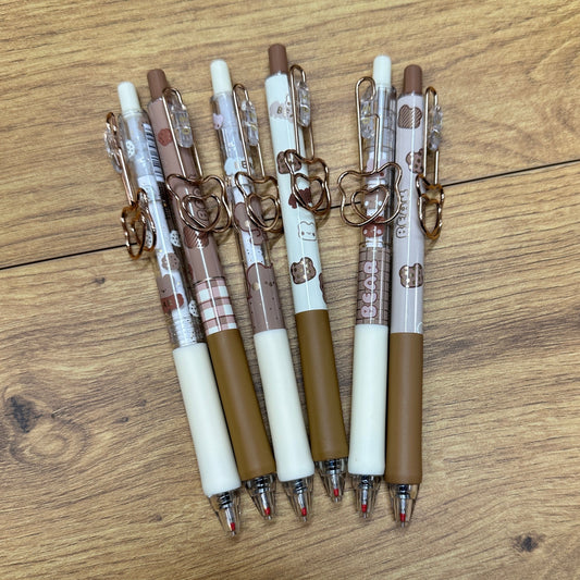 Teddy Pen Brown I Creme