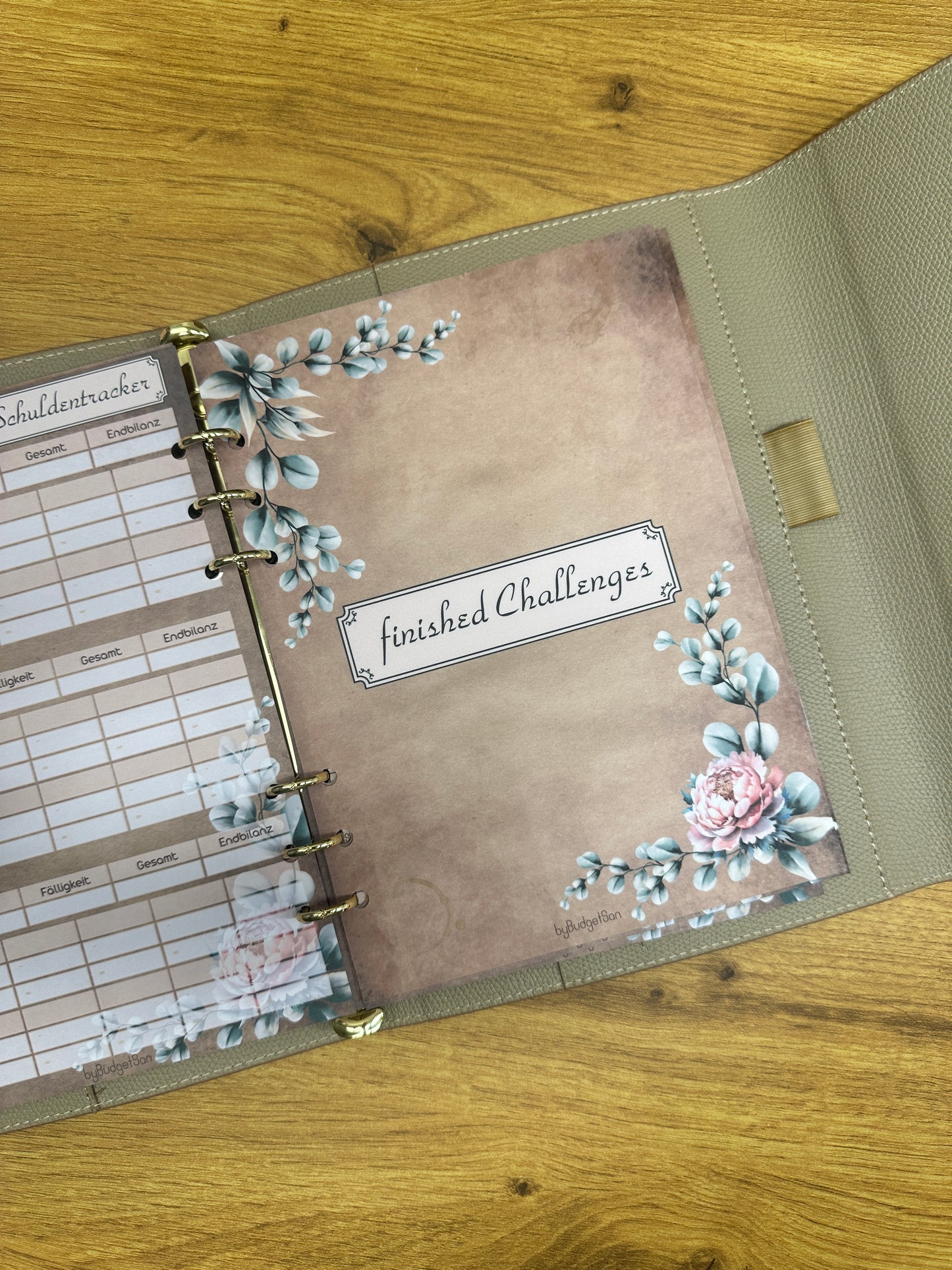 finished Challenges I A5 insert I 6-hole punched