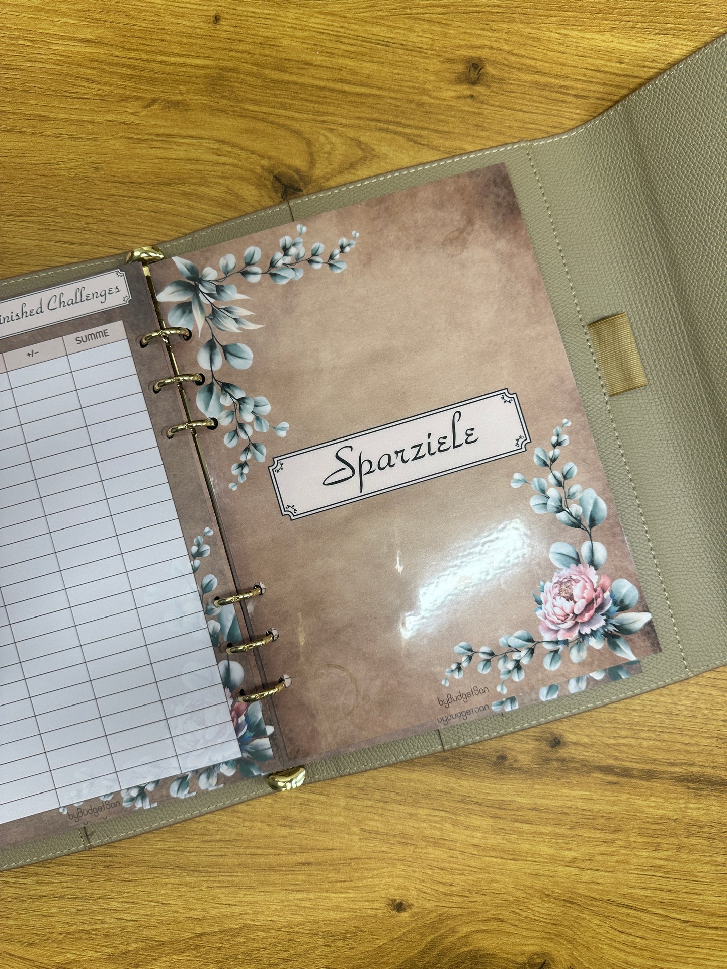 Savings Goal Tracker I A5 Inserts I 6-Hole