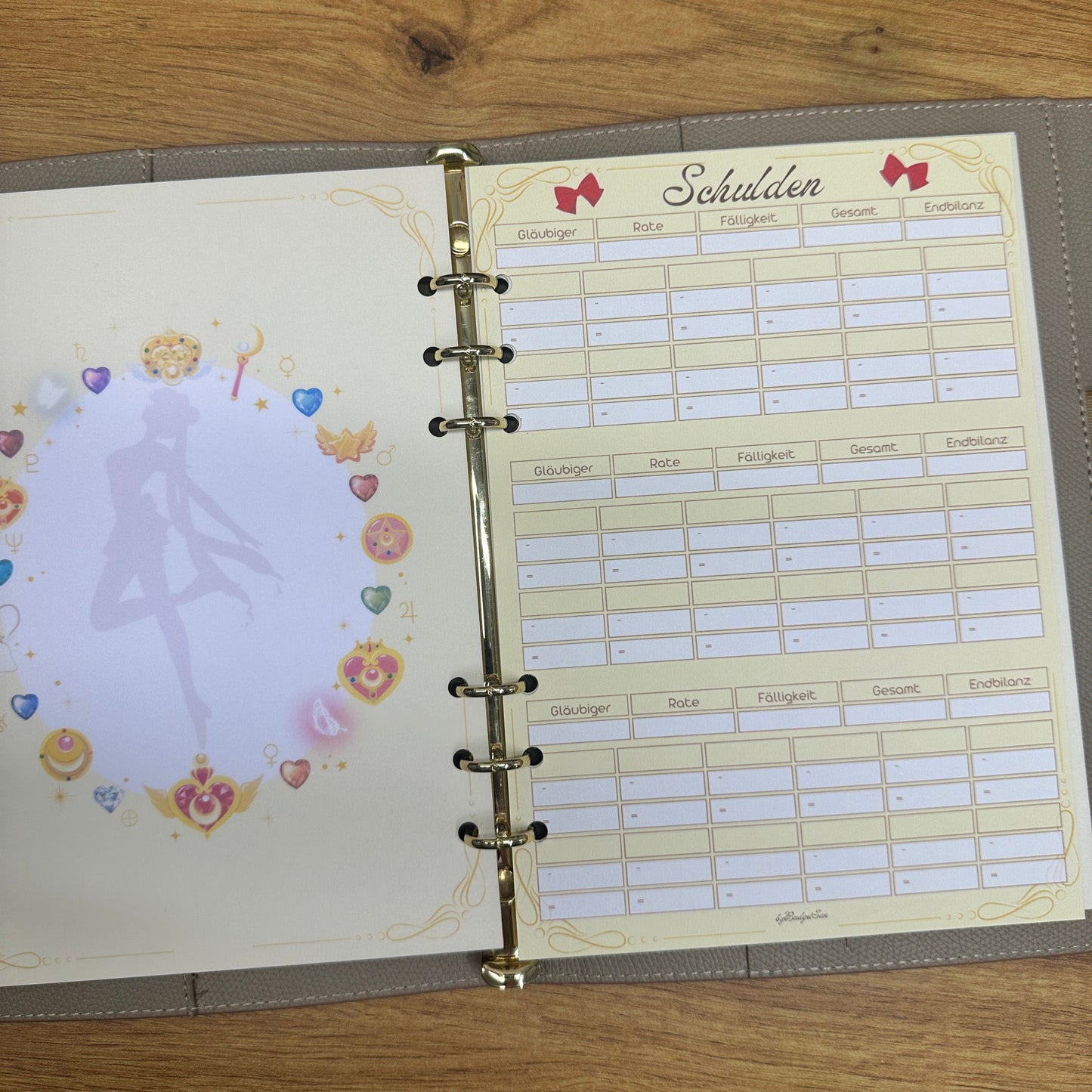 Debt Tracker I A5 Inserts I 6-Hole