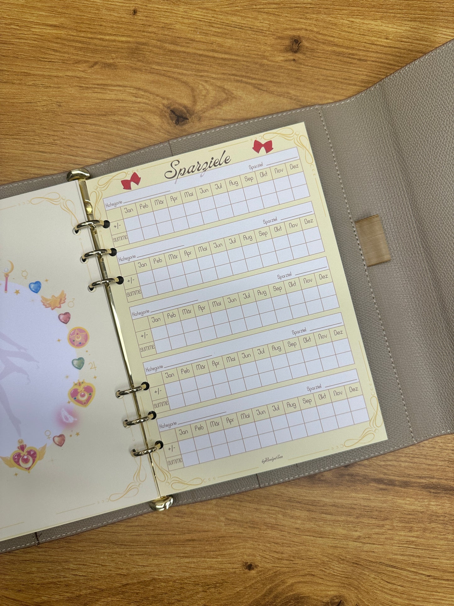 Savings Goal Tracker I A5 Inserts I 6-Hole