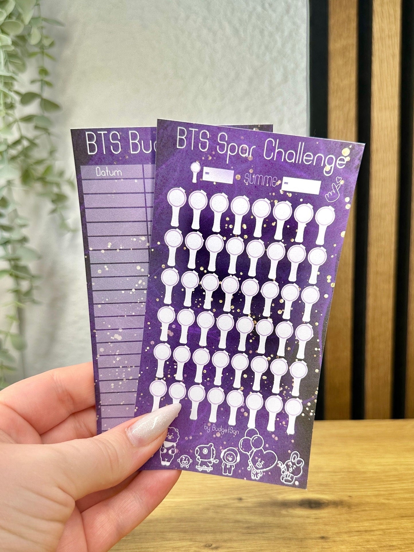 BTS Spar Challenge inkl. Tracker I A6 Größe