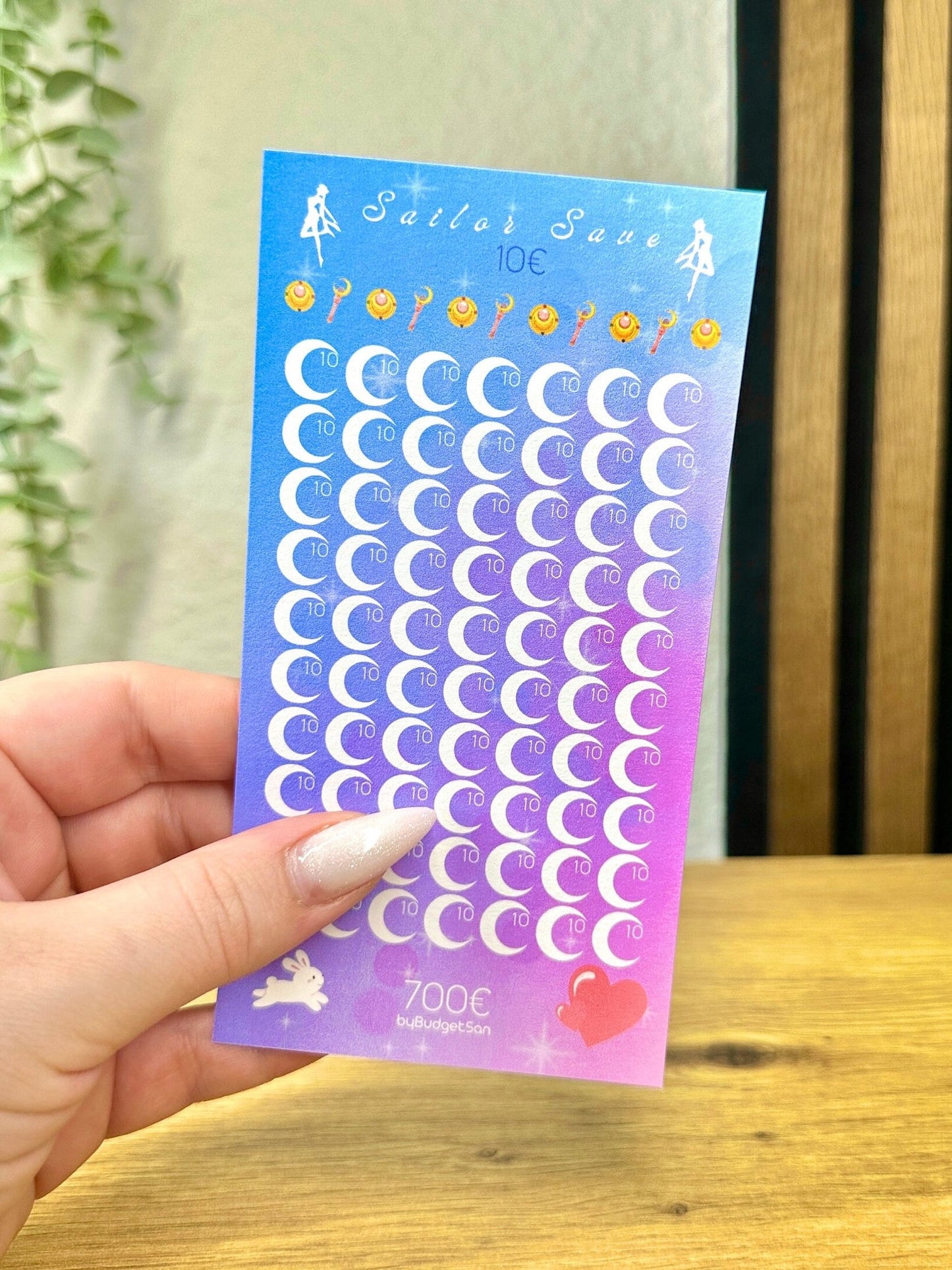 Sailor Save 10€ Savings Challenge I A6 size