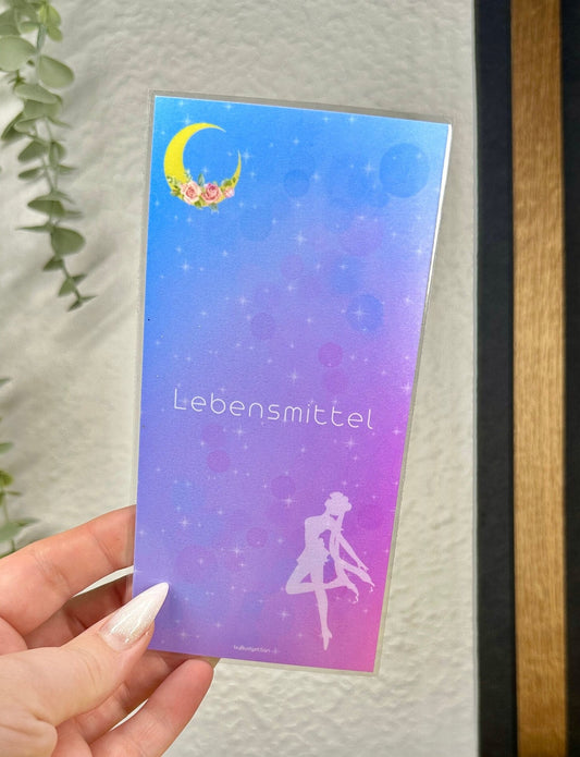 Sailor Moon Dashboards, laminiert