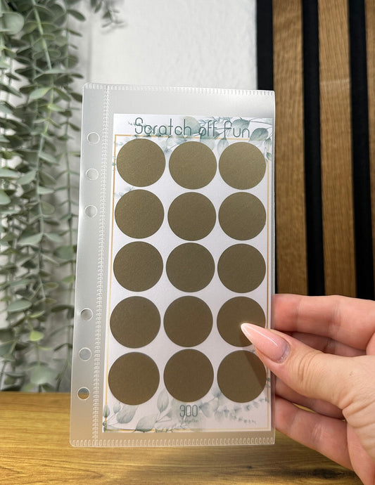 Scratch Challenge Eucalyptus Design I A6 A5