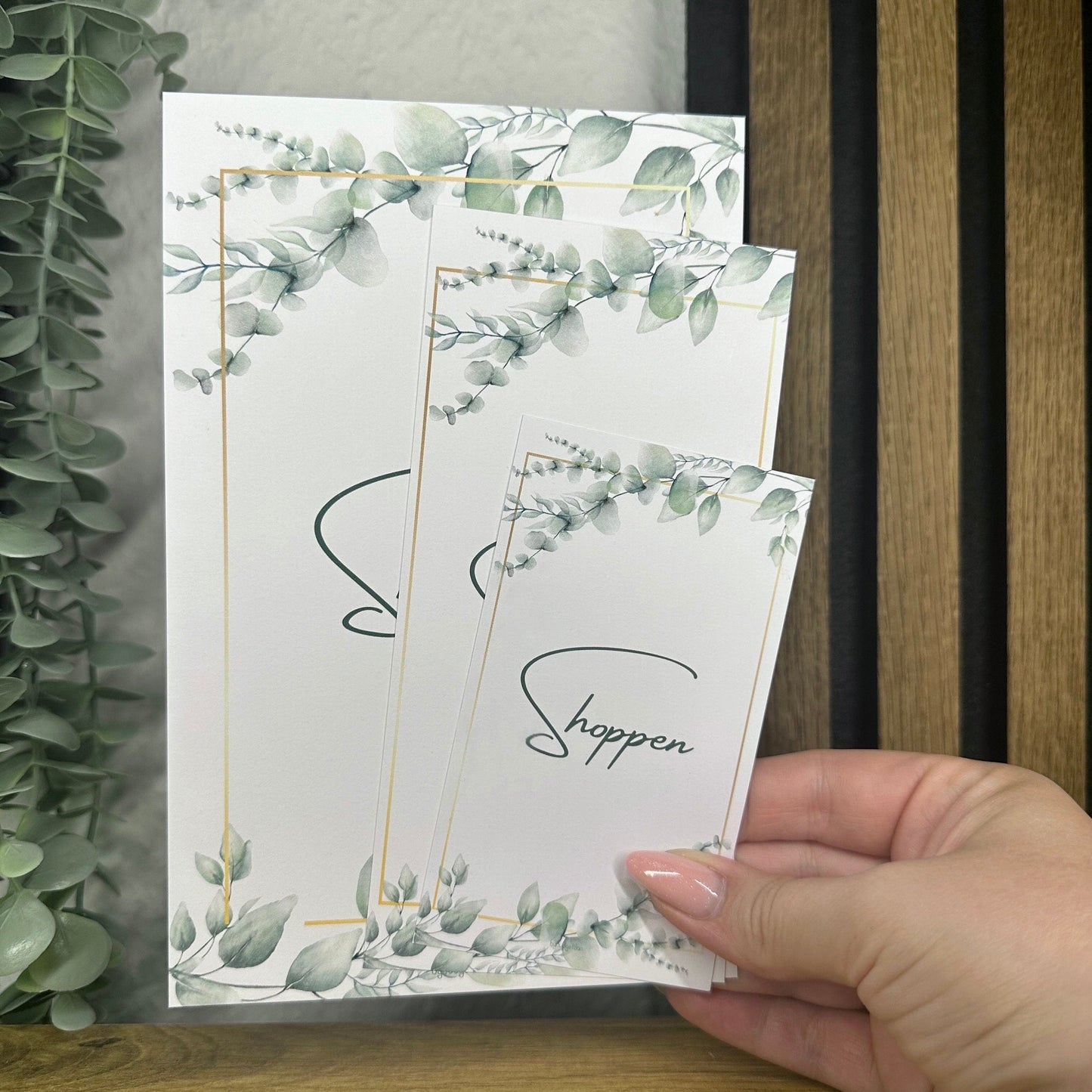 Dashboards - Eucalyptus Design - zipperlose Envelope I Umschläge A7 A6 A5
