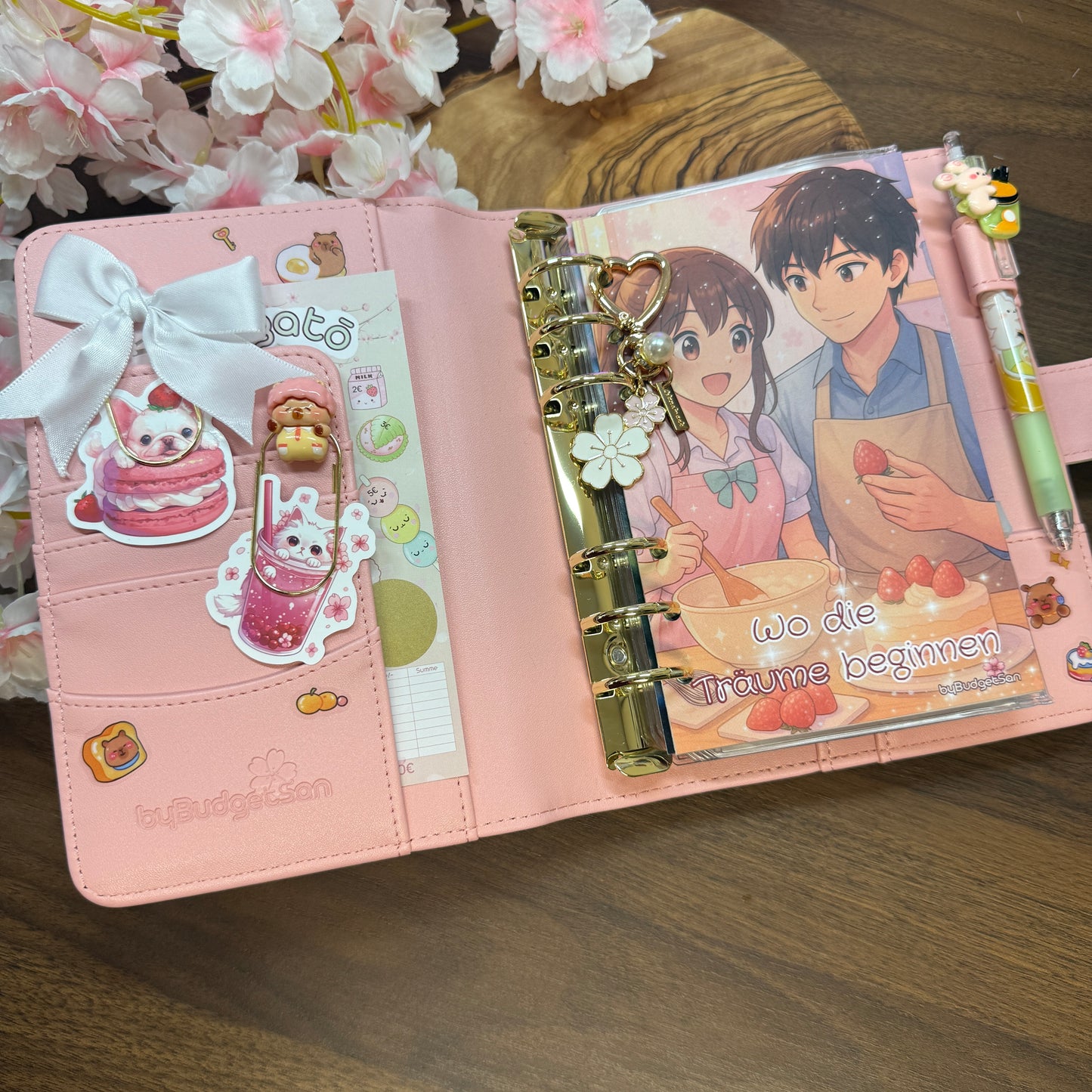 Cat Sakura Binder - New Design I A6