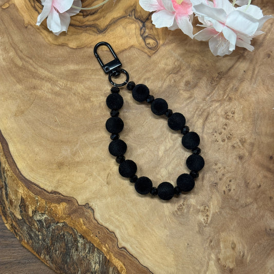 BLACK Edition Samt Anhänger - HANDMADE