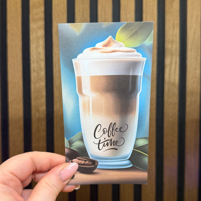 Coffee Time Latte Macchiato I folding card