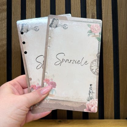 personalized cover sheet I A6 I 6-hole punched