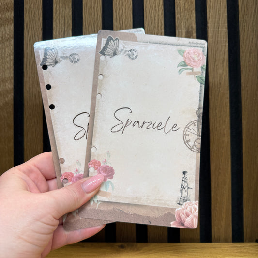 personalisiertes Deckblatt I A6 I 6fach gelocht