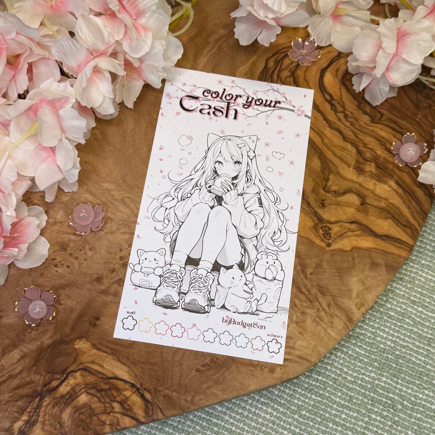 color your cash Challenge SAKURA