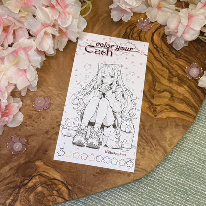 color your cash Challenge SAKURA