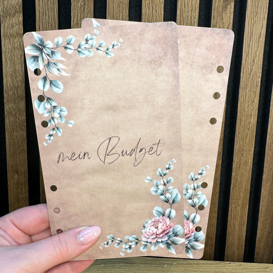 personalisiertes Deckblatt I A6 I 6fach gelocht